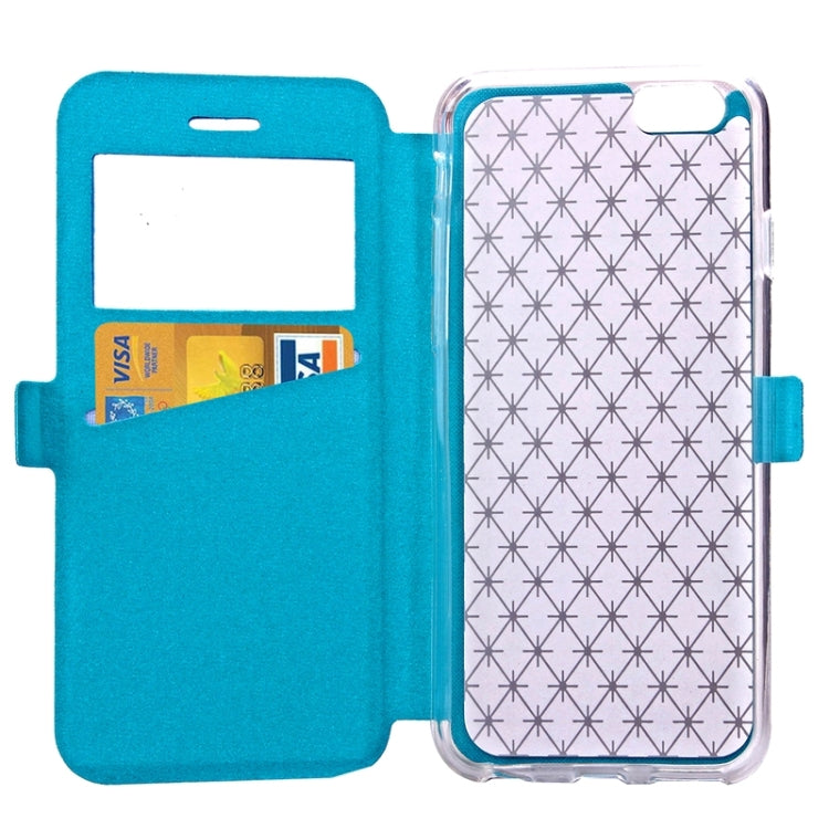 For iPhone 6 Plus & 6s Plus Argyles Texture Horizontal Flip Solid Color Leather Case with Holder & Card Slot & Call Display ID