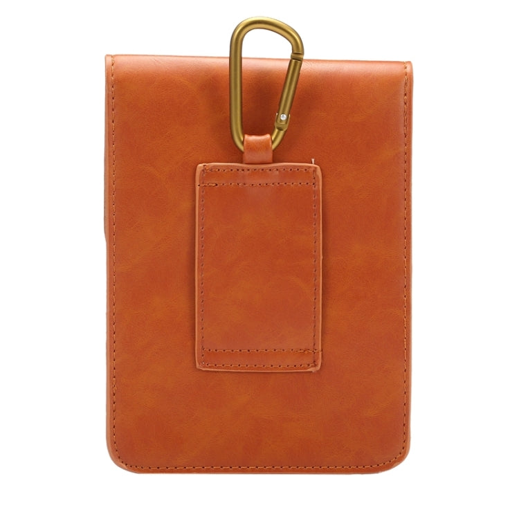 5.7 Inch Universal Fashionable Vertical Crazy Horse Texture Three Layers Multi-function Leather Case / Waist Bag for iPhone 6 Plus & 6S Plus, Galaxy S7 Edge / G935 &