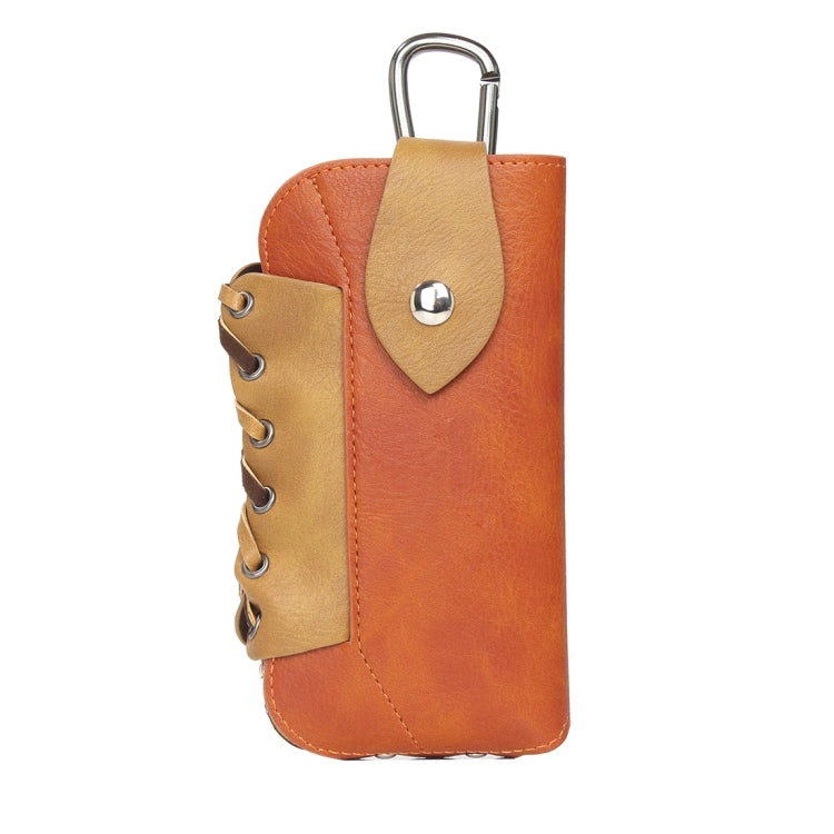 Classical Style Elephant Texture Color Matching Bicolourable Vertical Flip Leather Case Waist Bag with Hanging Buckle for iPhone 6 Plus & 6s Plus, Galaxy S7 / G930 & S7 Edge / G935 & S6 / G920 & S6 Edge / G925, Size: 16 x 9 cm