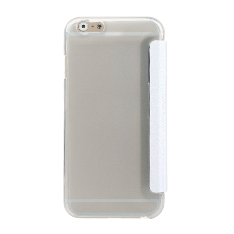Horizontal Flip Leather Case with Call Display ID for iPhone 6 Plus