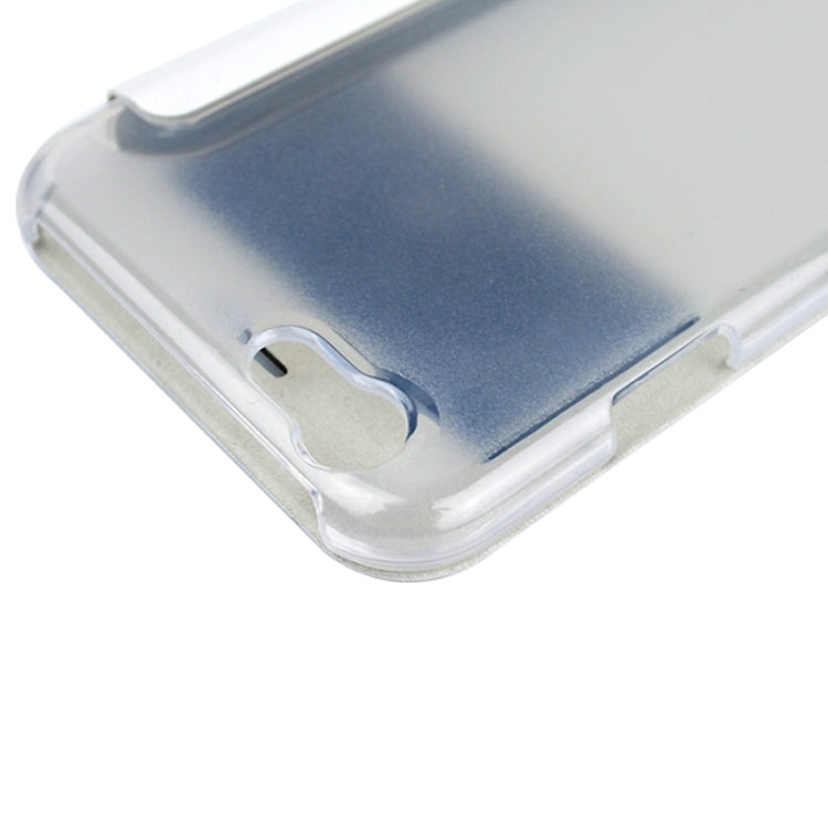 Horizontal Flip Leather Case with Call Display ID for iPhone 6 Plus