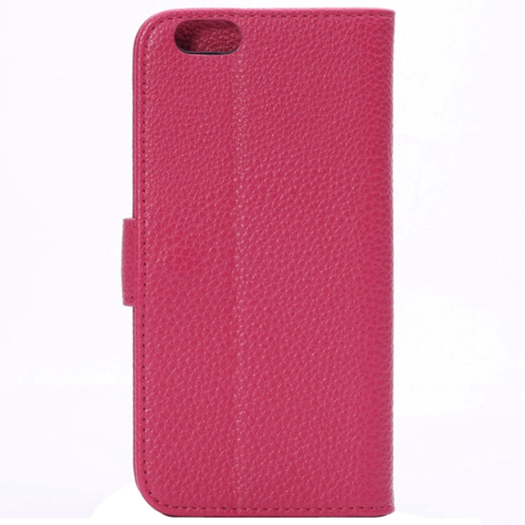 Litchi Texture Leather Case with Card Slots and Holder for iPhone 6 Plus & 6S Plus