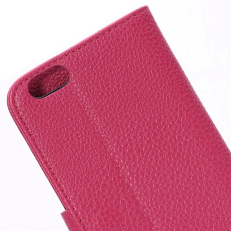 Litchi Texture Leather Case with Card Slots and Holder for iPhone 6 Plus & 6S Plus