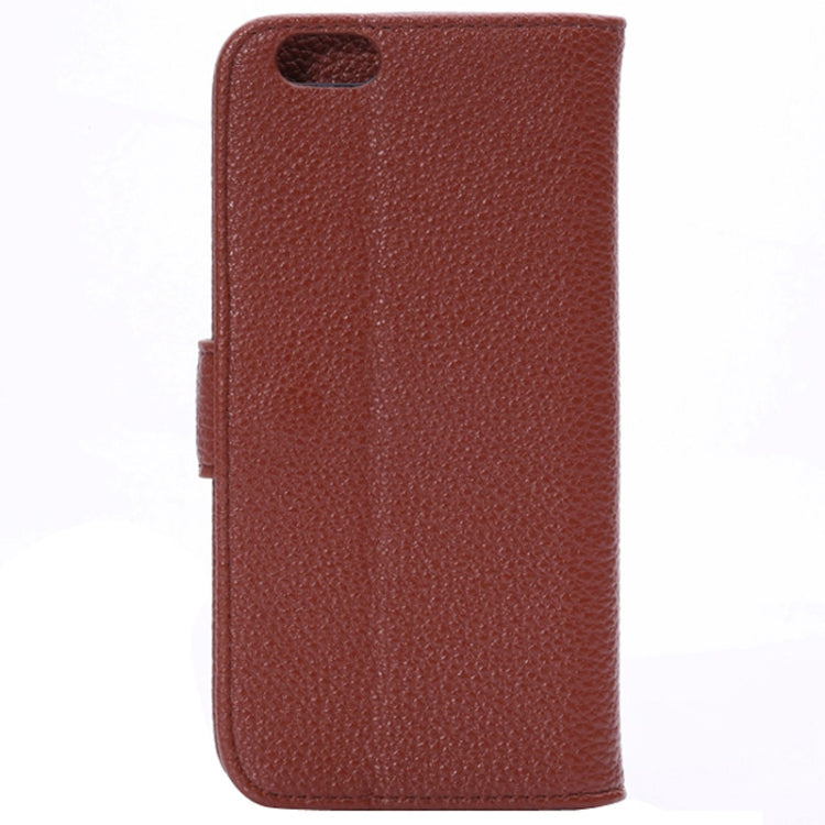 Litchi Texture Leather Case with Card Slots and Holder for iPhone 6 Plus & 6S Plus
