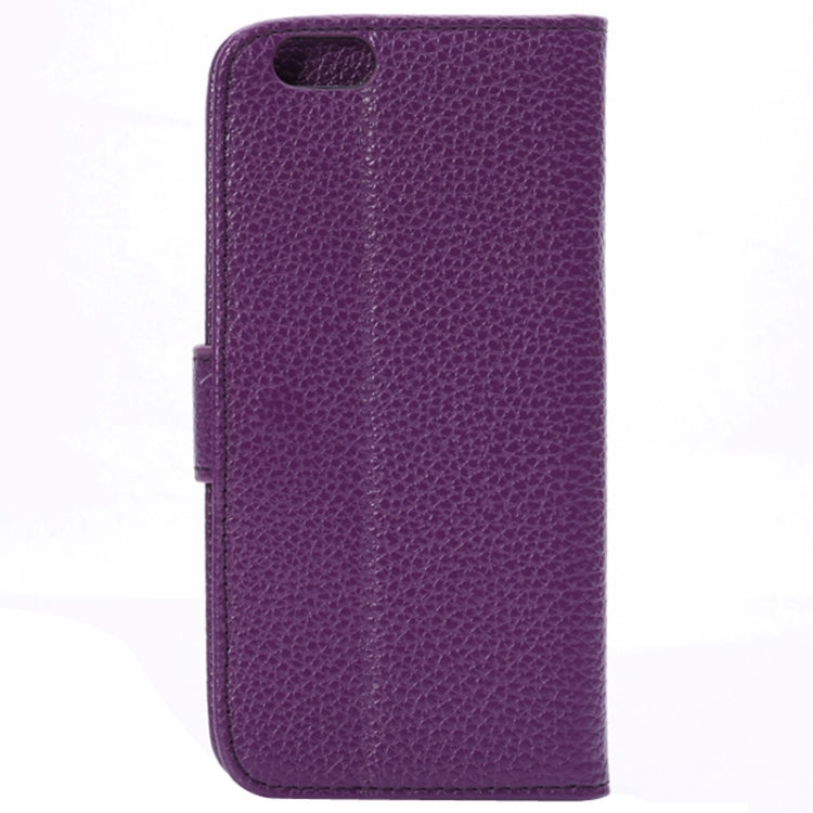 Litchi Texture Leather Case with Card Slots and Holder for iPhone 6 Plus & 6S Plus