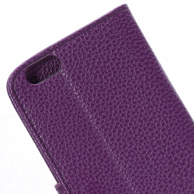 Litchi Texture Leather Case with Card Slots and Holder for iPhone 6 Plus & 6S Plus