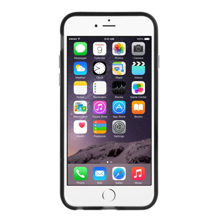Frosted TPU Case with Detachable Plastic Frame & Holder for iPhone 6 Plus & 6S Plus