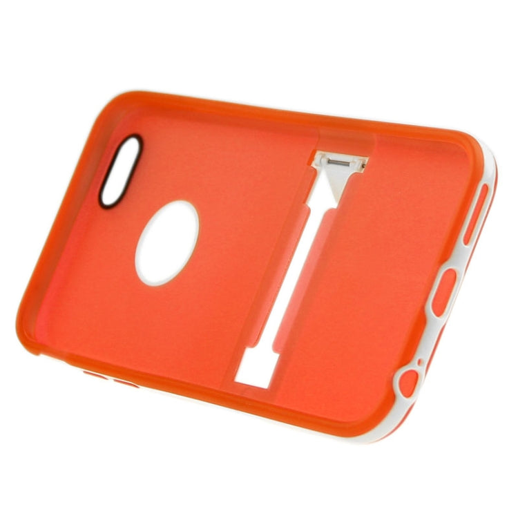 Frosted TPU Case with Detachable Plastic Frame & Holder for iPhone 6 Plus & 6S Plus