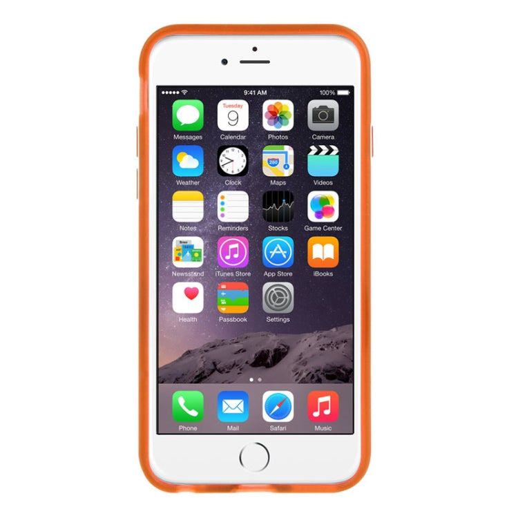 Frosted TPU Case with Detachable Plastic Frame & Holder for iPhone 6 Plus & 6S Plus