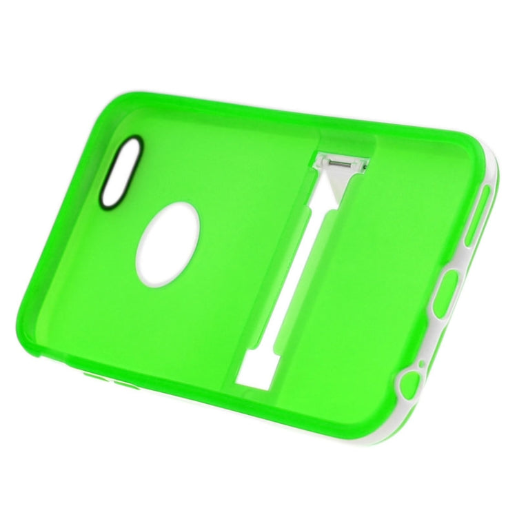 Frosted TPU Case with Detachable Plastic Frame & Holder for iPhone 6 Plus & 6S Plus