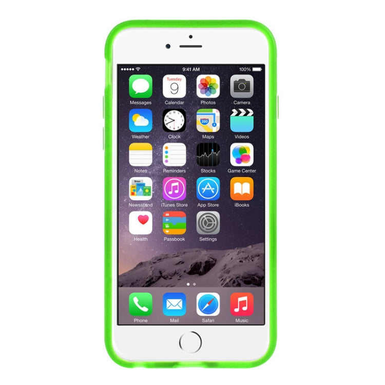Frosted TPU Case with Detachable Plastic Frame & Holder for iPhone 6 Plus & 6S Plus