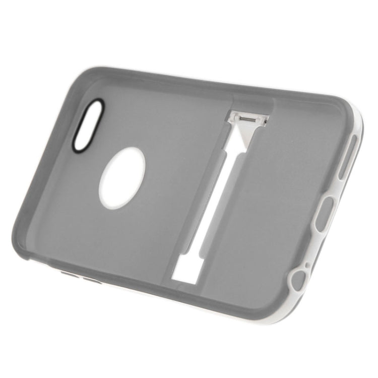 Frosted TPU Case with Detachable Plastic Frame & Holder for iPhone 6 Plus & 6S Plus