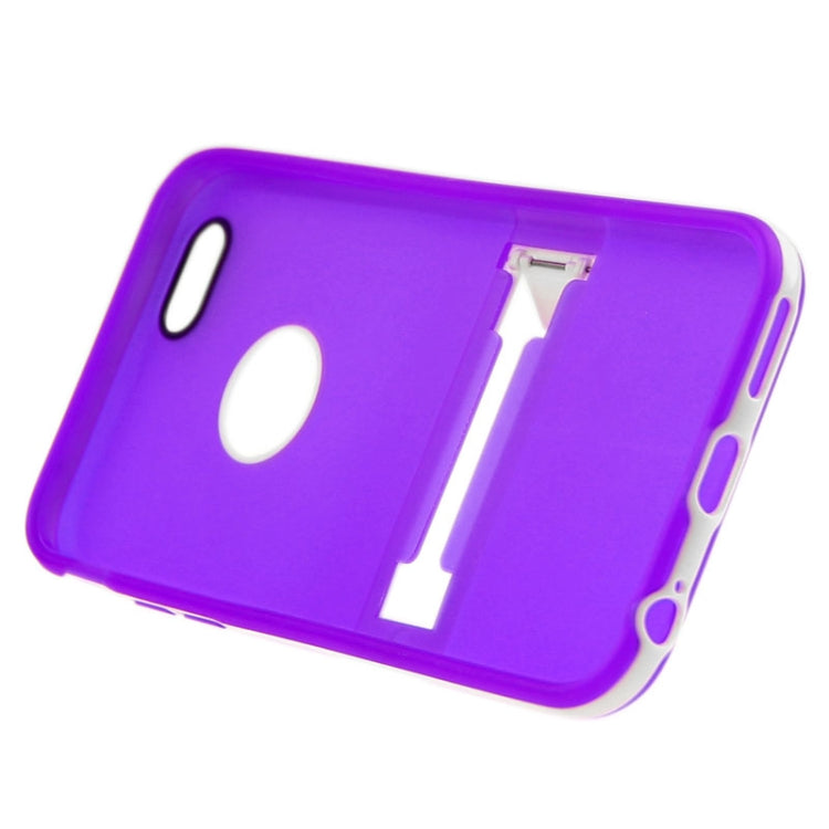 Frosted TPU Case with Detachable Plastic Frame & Holder for iPhone 6 Plus & 6S Plus