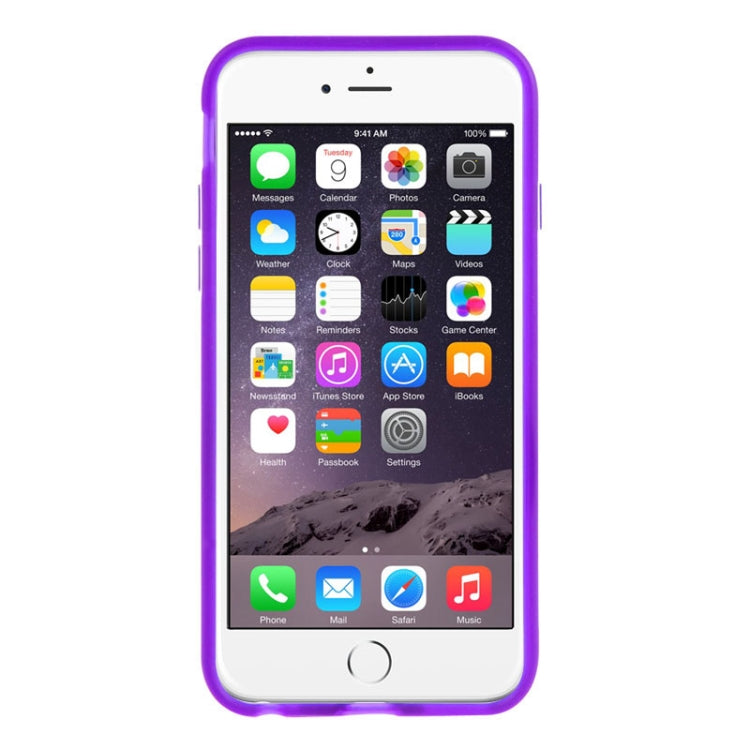 Frosted TPU Case with Detachable Plastic Frame & Holder for iPhone 6 Plus & 6S Plus