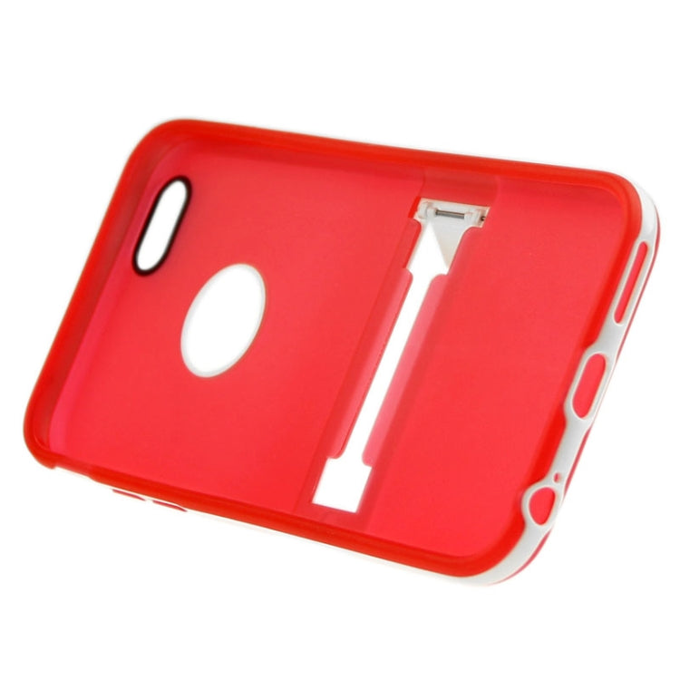 Frosted TPU Case with Detachable Plastic Frame & Holder for iPhone 6 Plus & 6S Plus
