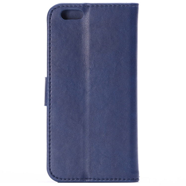 Crazy Horse Texture Horizontal Flip Leather Case with Card Slot and Holder for iPhone 6 Plus & 6S Plus
