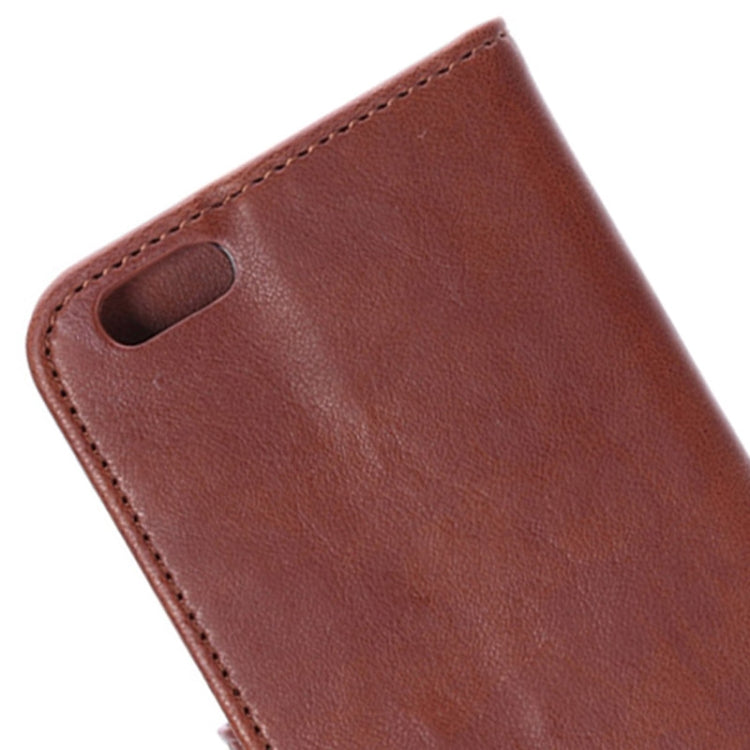 Crazy Horse Texture Horizontal Flip Leather Case with Card Slot and Holder for iPhone 6 Plus & 6S Plus
