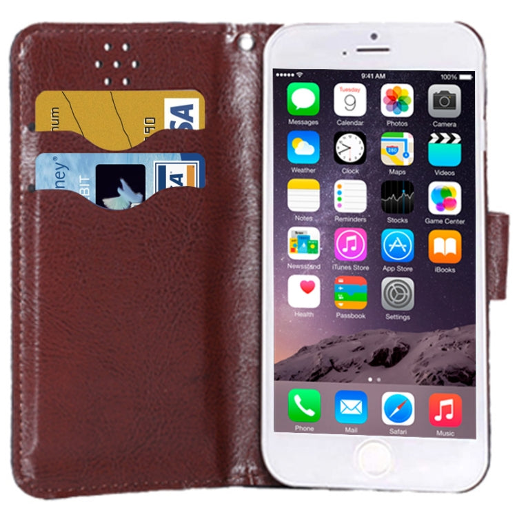 Canvas Texture Horizontal Flip Leather Case with Card Slots & Holder for iPhone 6 Plus & 6S Plus