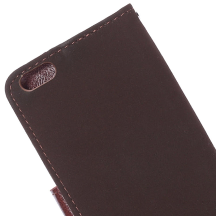 Canvas Texture Horizontal Flip Leather Case with Card Slots & Holder for iPhone 6 Plus & 6S Plus