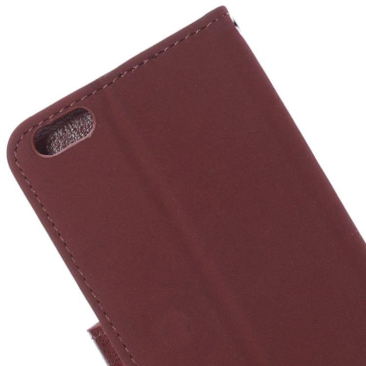 Canvas Texture Horizontal Flip Leather Case with Card Slots & Holder for iPhone 6 Plus & 6S Plus