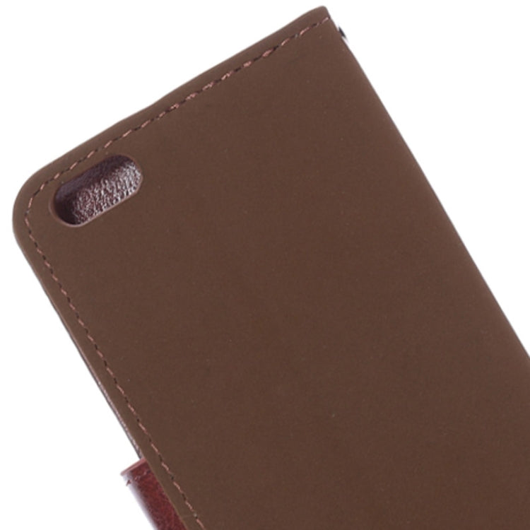 Canvas Texture Horizontal Flip Leather Case with Card Slots & Holder for iPhone 6 Plus & 6S Plus