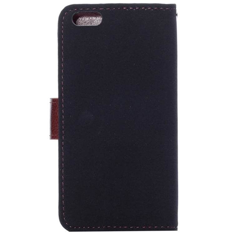 Canvas Texture Horizontal Flip Leather Case with Card Slots & Holder for iPhone 6 Plus & 6S Plus