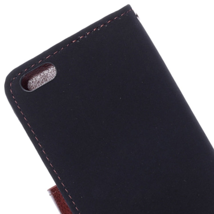 Canvas Texture Horizontal Flip Leather Case with Card Slots & Holder for iPhone 6 Plus & 6S Plus