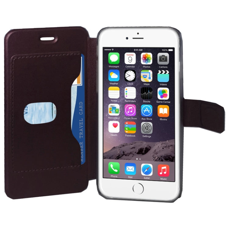 Voltage Horizontal Flip Leather Case with Card Slots & Holder for iPhone 6 Plus & 6S Plus