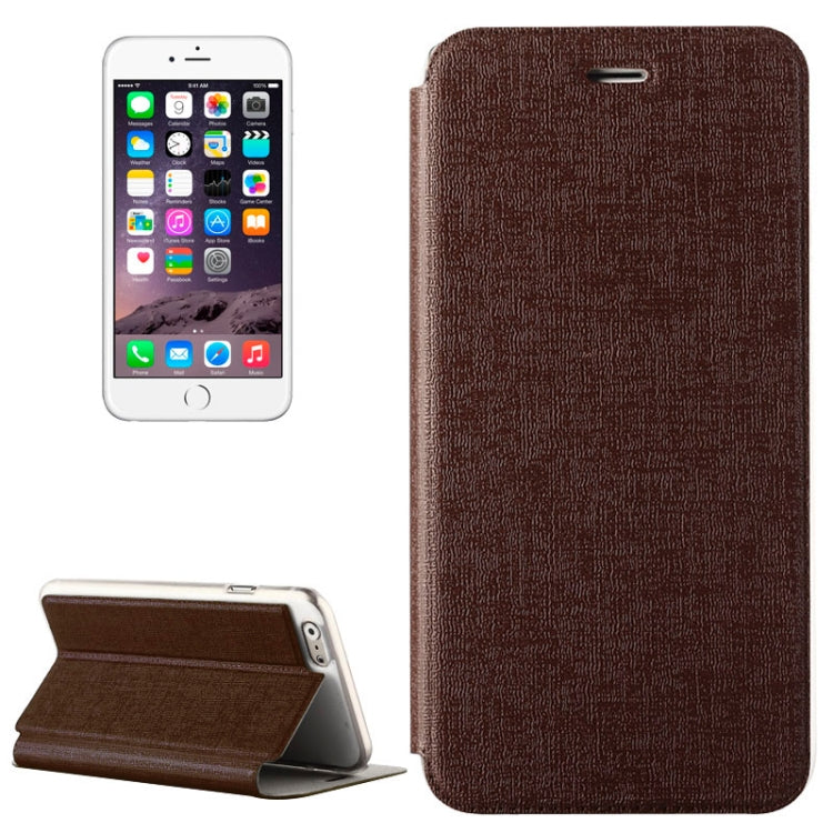 Oracle Texture Horizontal Flip Leather Case with Holder for iPhone 6 Plus & 6S Plus