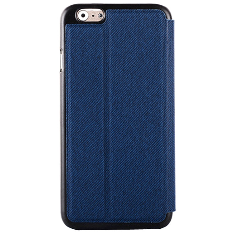 Denim Texture Horizontal Flip Leather Case with Holder for iPhone 6 Plus & 6S Plus