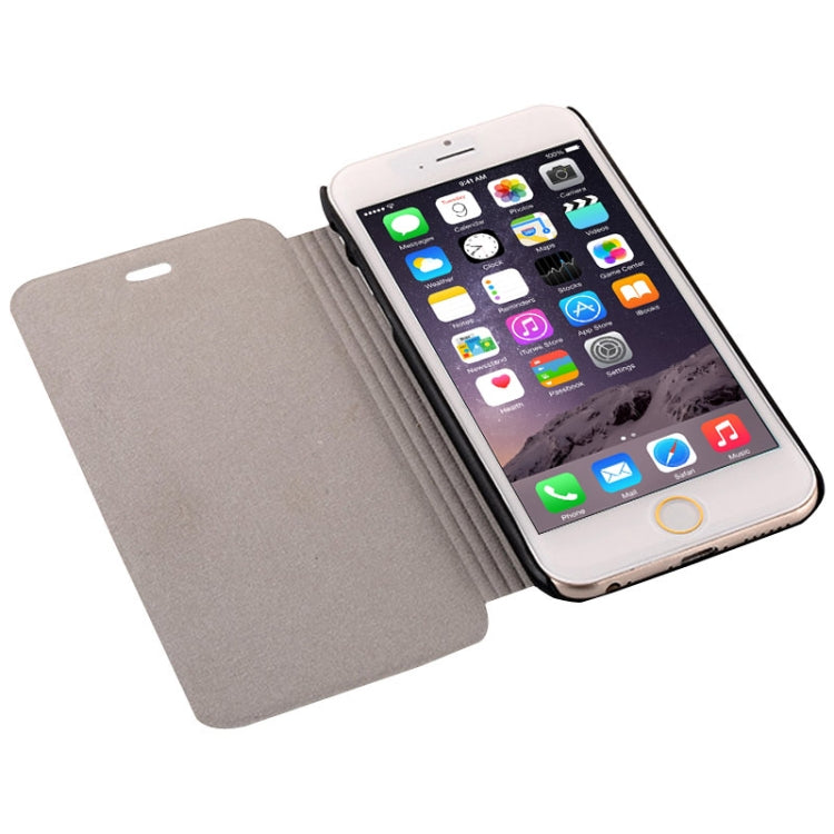 Denim Texture Horizontal Flip Leather Case with Holder for iPhone 6 Plus & 6S Plus
