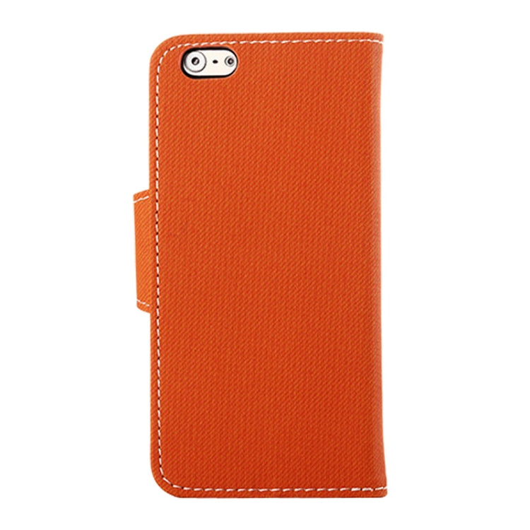 Denim Texture Horizontal Flip Magnetic Buckle Leather Case with Card Slots & Holder for iPhone 6 Plus & 6S Plus