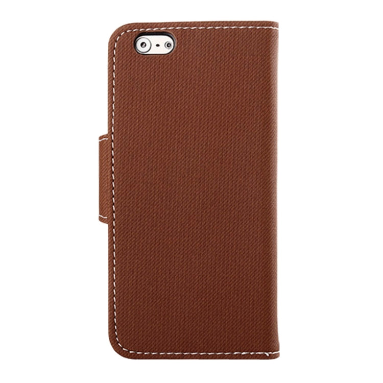Denim Texture Horizontal Flip Magnetic Buckle Leather Case with Card Slots & Holder for iPhone 6 Plus & 6S Plus