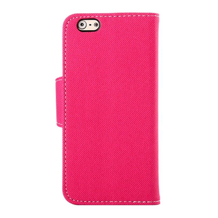 Denim Texture Horizontal Flip Magnetic Buckle Leather Case with Card Slots & Holder for iPhone 6 Plus & 6S Plus