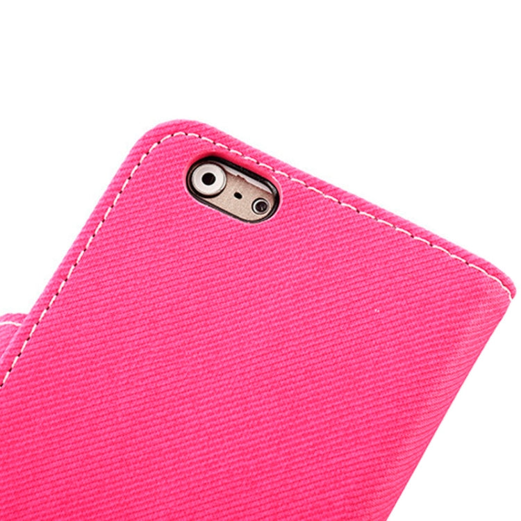 Denim Texture Horizontal Flip Magnetic Buckle Leather Case with Card Slots & Holder for iPhone 6 Plus & 6S Plus