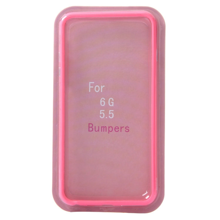 Pure Color Plastic + TPU Bumper Frame Case for iPhone 6 Plus & 6S Plus