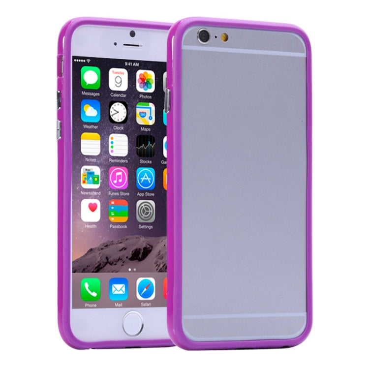 Pure Color Plastic + TPU Bumper Frame Case for iPhone 6 Plus & 6S Plus