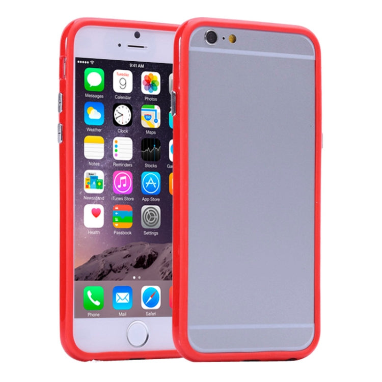 Pure Color Plastic + TPU Bumper Frame Case for iPhone 6 Plus & 6S Plus
