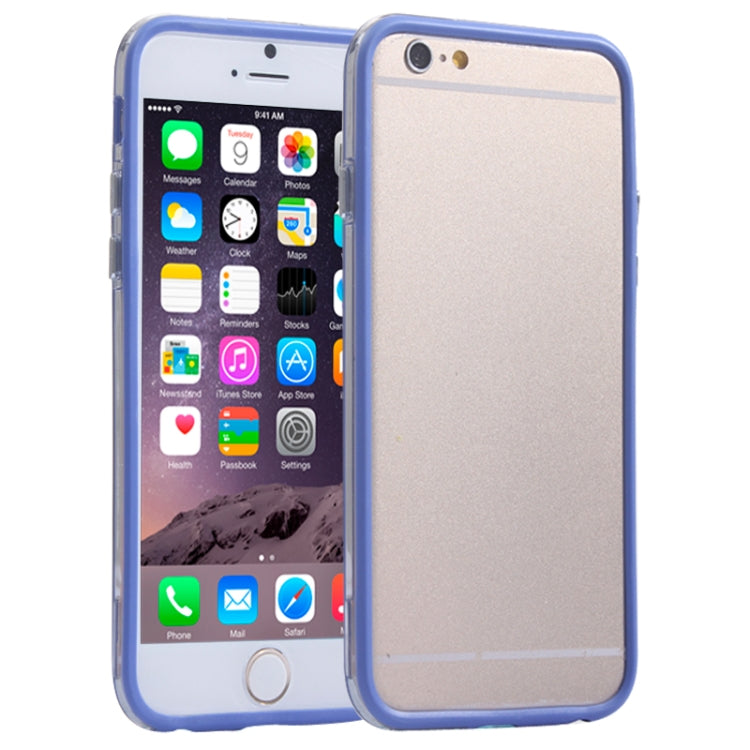 Transparent Plastic + TPU Bumper Frame Case for iPhone 6 Plus & 6S Plus