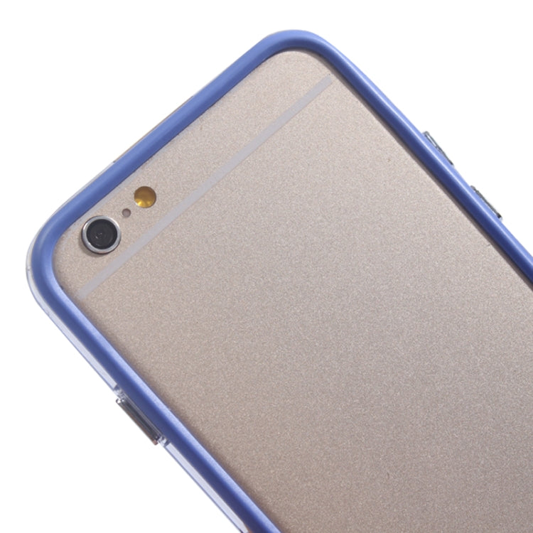 Transparent Plastic + TPU Bumper Frame Case for iPhone 6 Plus & 6S Plus