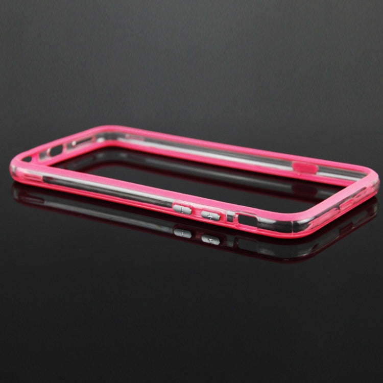 Transparent Plastic + TPU Bumper Frame Case for iPhone 6 Plus & 6S Plus