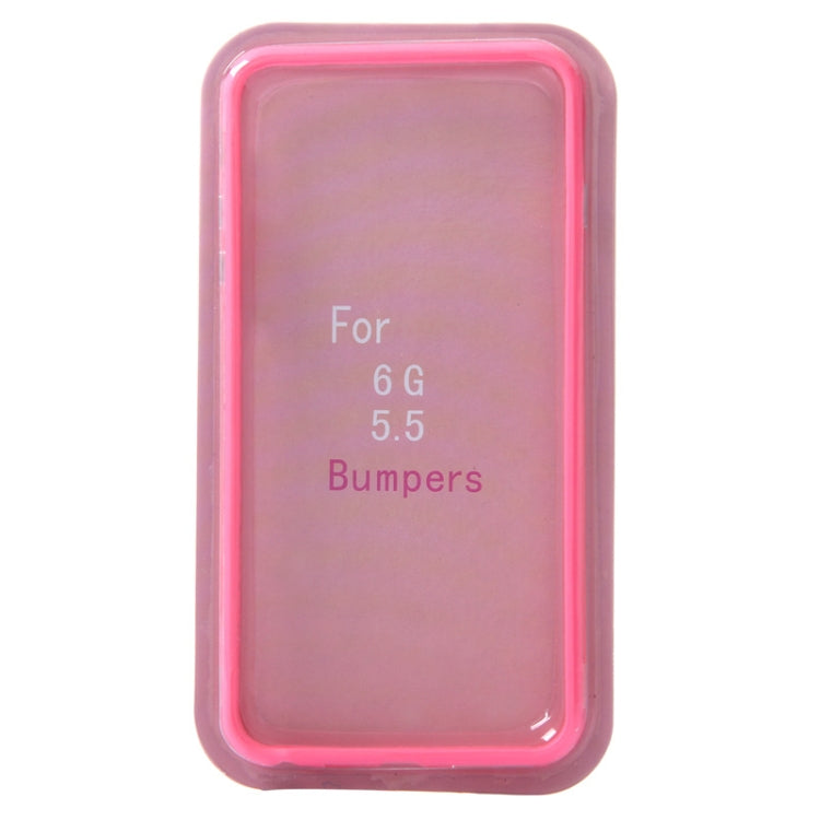 Transparent Plastic + TPU Bumper Frame Case for iPhone 6 Plus & 6S Plus