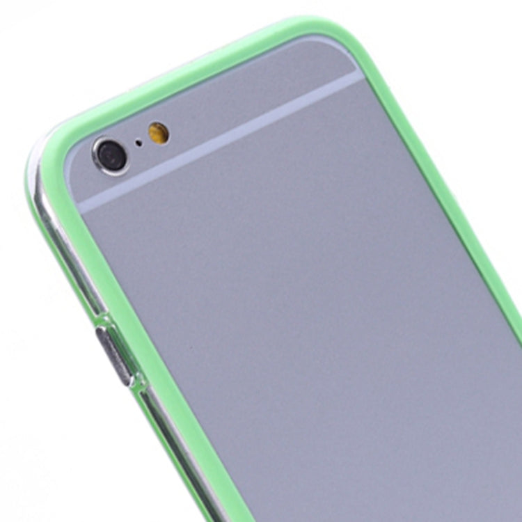Transparent Plastic + TPU Bumper Frame Case for iPhone 6 Plus & 6S Plus