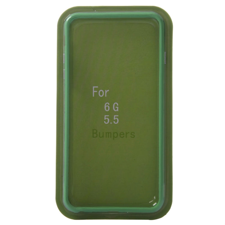 Transparent Plastic + TPU Bumper Frame Case for iPhone 6 Plus & 6S Plus