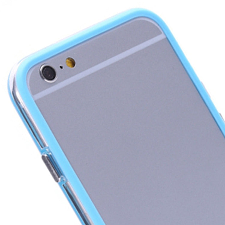 Transparent Plastic + TPU Bumper Frame Case for iPhone 6 Plus & 6S Plus