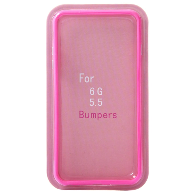 Transparent Plastic + TPU Bumper Frame Case for iPhone 6 Plus & 6S Plus