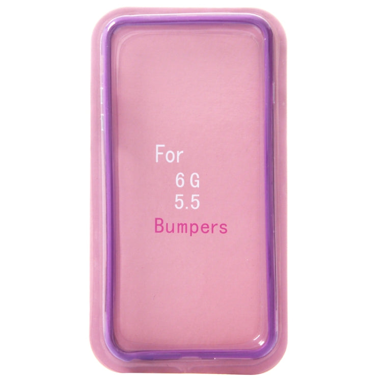 Transparent Plastic + TPU Bumper Frame Case for iPhone 6 Plus & 6S Plus