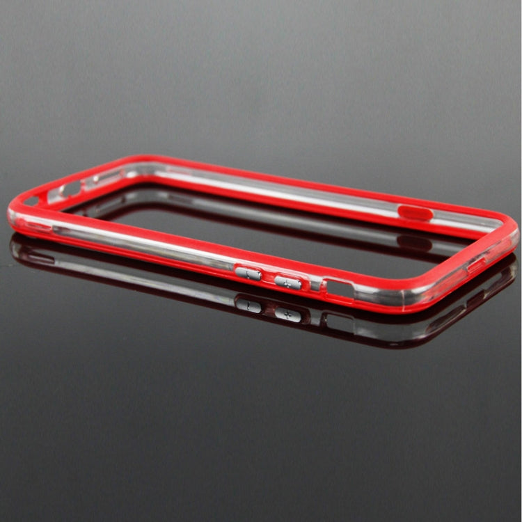 Transparent Plastic + TPU Bumper Frame Case for iPhone 6 Plus & 6S Plus
