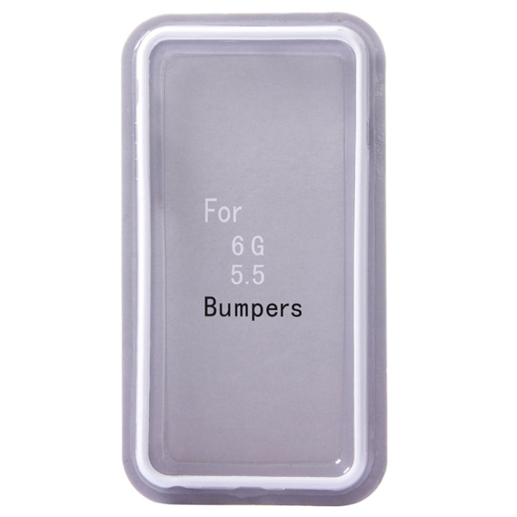 Transparent Plastic + TPU Bumper Frame Case for iPhone 6 Plus & 6S Plus