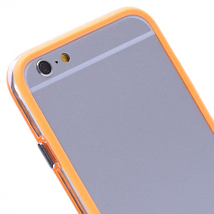 Transparent Plastic + TPU Bumper Frame Case for iPhone 6 Plus & 6S Plus